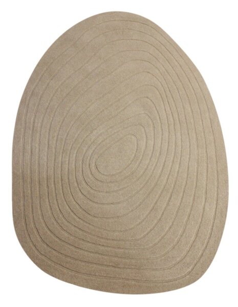 Bež vunen tepih 160x230 cm Puddle Wool – Flair Rugs