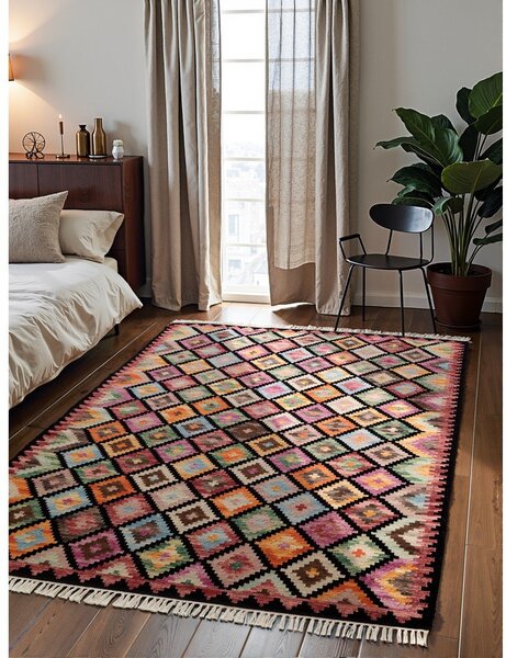 Obostrani/ručno rađen vunen tepih 120x170 cm Kamal Zara – Nouristan