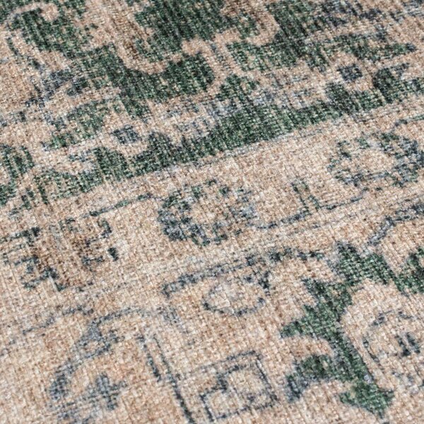 Zelena periva staza 60x230 cm Beau Floral – Flair Rugs
