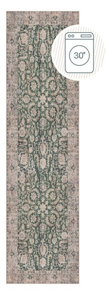 Zelena periva staza 60x230 cm Beau Floral – Flair Rugs