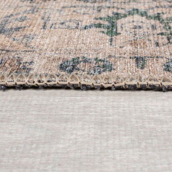 Zelena periva staza 60x230 cm Beau Floral – Flair Rugs