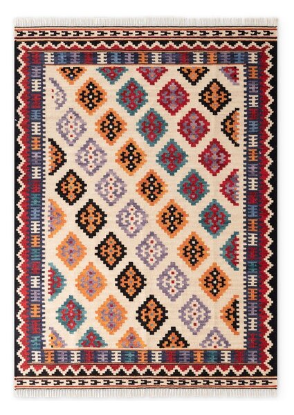 Crveni obostrani/ručno rađen vunen tepih 120x170 cm Kamal Kian – Nouristan