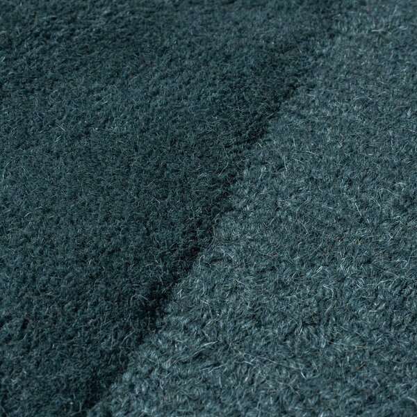 Plavozeleni ručno rađen vunen okrugao tepih ø 160 cm Shard Teal – Flair Rugs