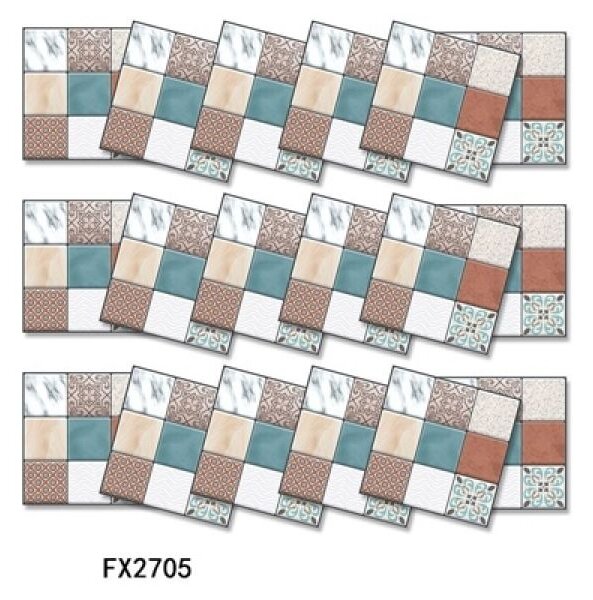 FX Mozaik zidne naljepnice 10x10 cm - pakiranje 18 komada