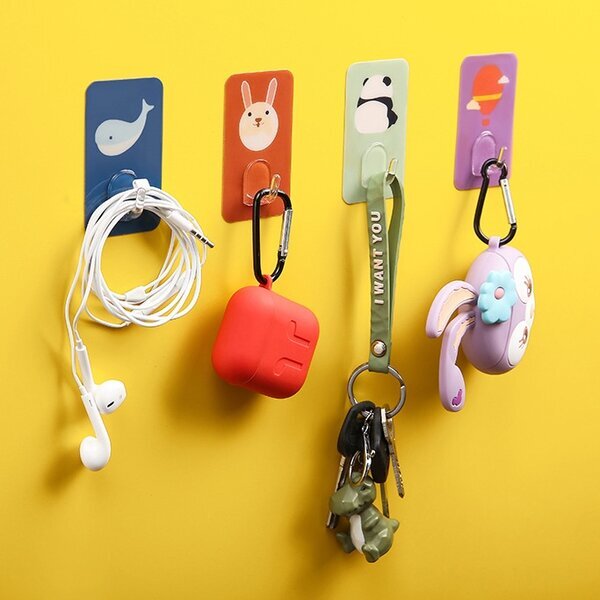 (8 komada) Samoljepljive kukice Animals Hooks