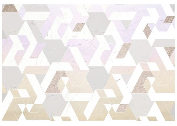 Tapeta pastelna geometrijska slagalica
