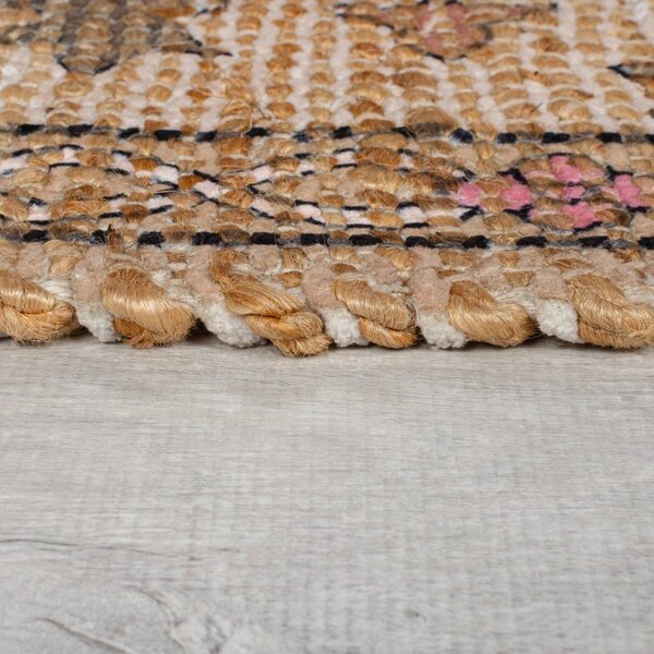 Ručno rađena staza od mješavine jute u prirodnoj boji 60x230 cm Celine Jute Global – Flair Rugs