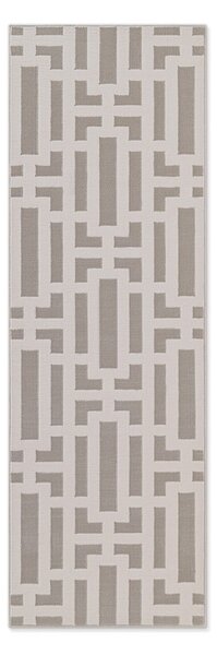 Siva/krem staza 80x240 cm Perles Onyx – Elle Decoration