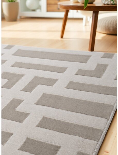 Siva/krem staza 80x240 cm Perles Onyx – Elle Decoration