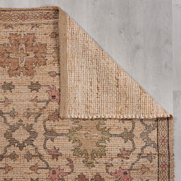 Ručno rađena staza od mješavine jute u prirodnoj boji 60x230 cm Celine Jute Global – Flair Rugs