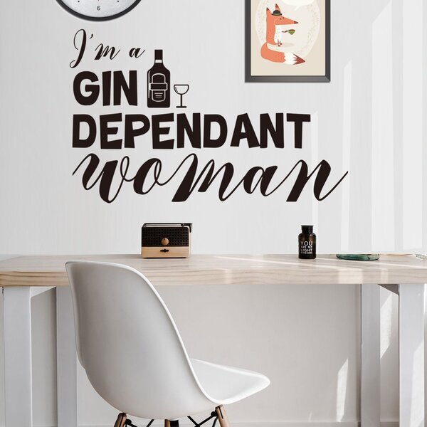 Zidna naljepnica Gin