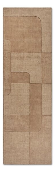 Bež ručno rađena vunenia staza 80x250 cm Charlotte – Villeroy&Boch