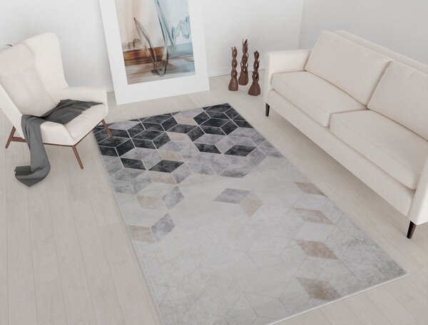 Sivo-krem periva staza 200x80 cm - Vitaus