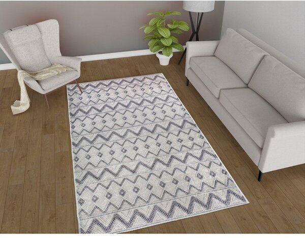 Siva periva staza 80x200 cm Zig Zag – Vitaus