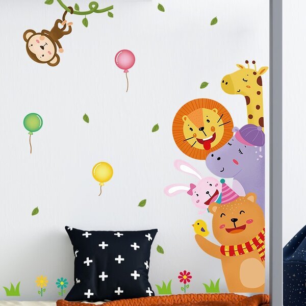 Zidna naljepnica Animals kindergarten