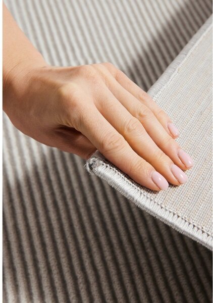 Siva/krem staza 80x240 cm Perles Dolomite – Elle Decoration
