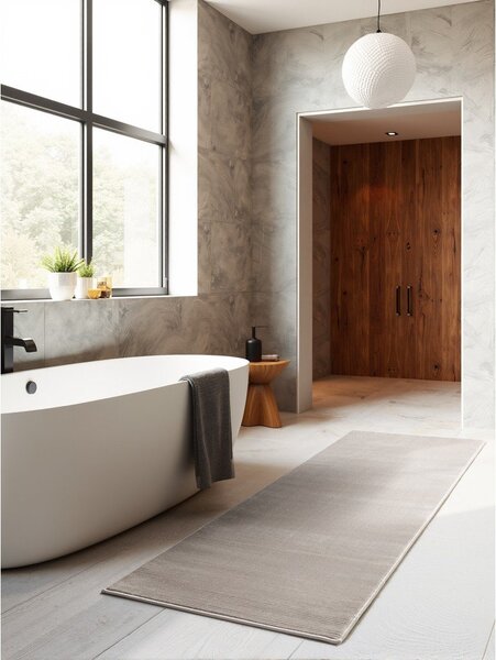 Siva/krem staza 80x240 cm Perles Dolomite – Elle Decoration