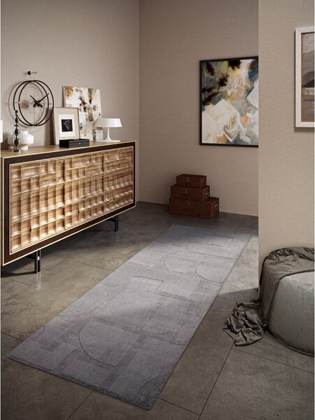 Siva ručno rađena vunenia staza 80x250 cm Alexis – Villeroy&Boch