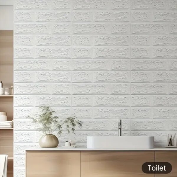 Samoljepljiva tapeta 3D cigla (77 cm x 70 cm)