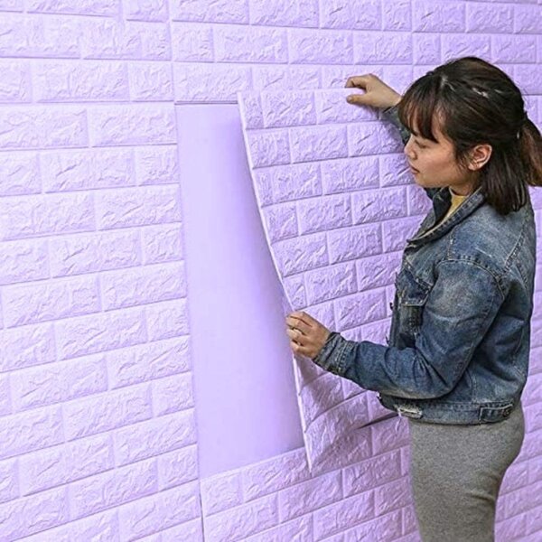Samoljepljiva tapeta 3D cigla (77 cm x 70 cm)