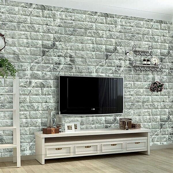 Samoljepljiva tapeta 3D cigla (77 cm x 70 cm)