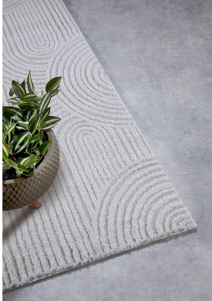 Krem staza 80x240 cm Chappe Cream White – Elle Decoration