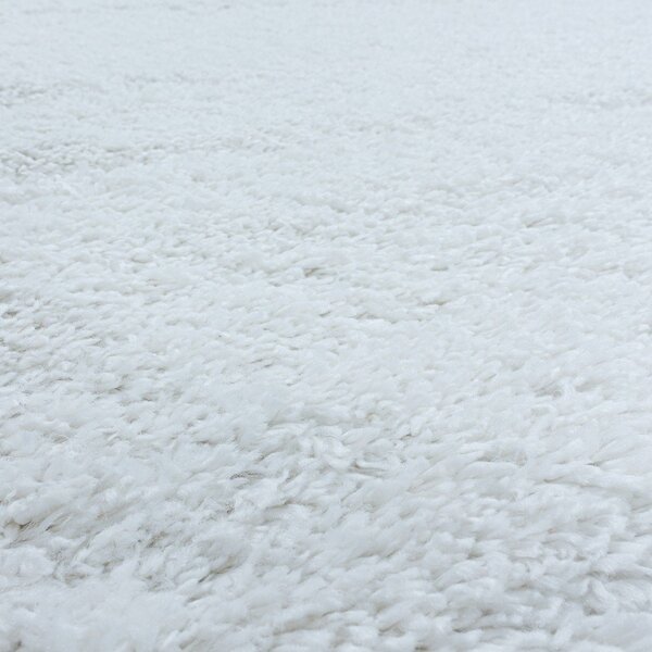 Bijela staza 80x250 cm Fluffy – Ayyildiz Carpets