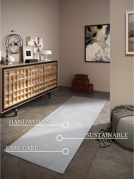 Krem ručno rađena vunenia staza 80x250 cm Ursule – Villeroy&Boch