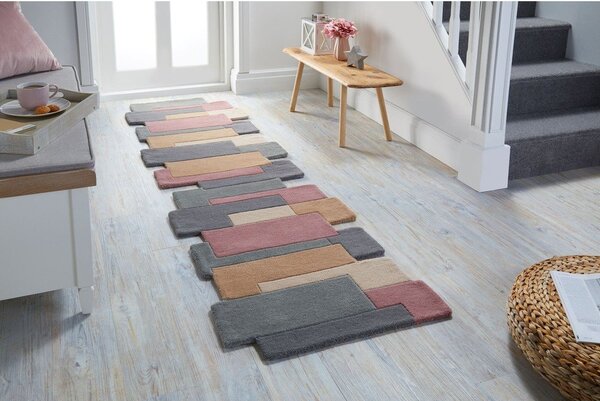 Vunena staza Flair Rugs Collage Earthy, 60 x 230 cm