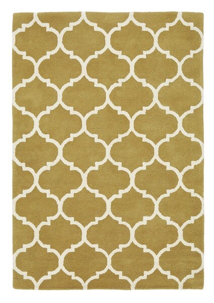 Oker žuti ručno rađen vuneni tepih 200x290 cm Albany – Asiatic Carpets