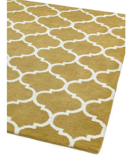 Oker žuti ručno rađen vuneni tepih 200x290 cm Albany – Asiatic Carpets