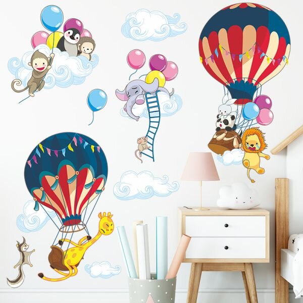 Zidna naljepnica Hot Air Balloon