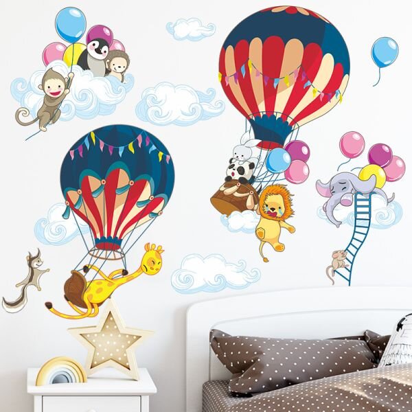 Zidna naljepnica Hot Air Balloon