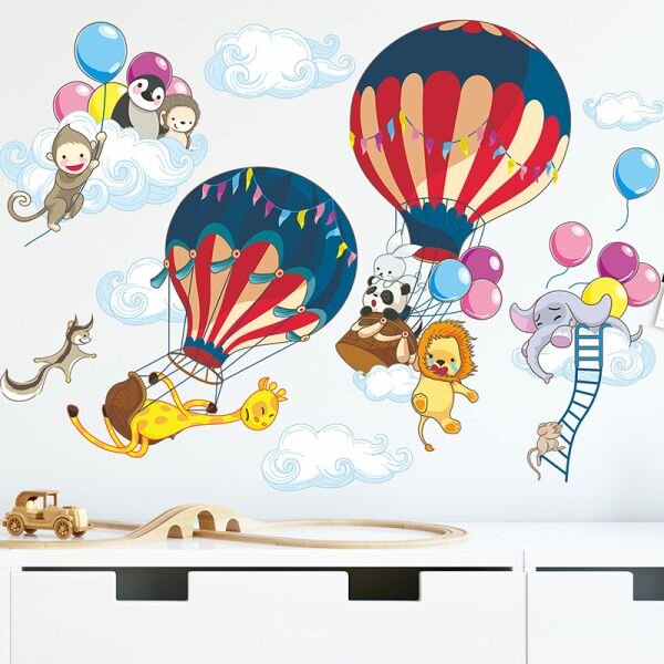 Zidna naljepnica Hot Air Balloon