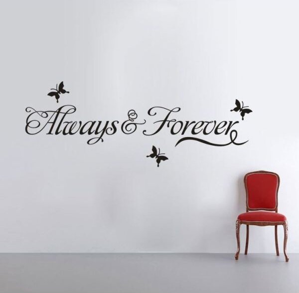 Zidna naljepnica Always & Forever