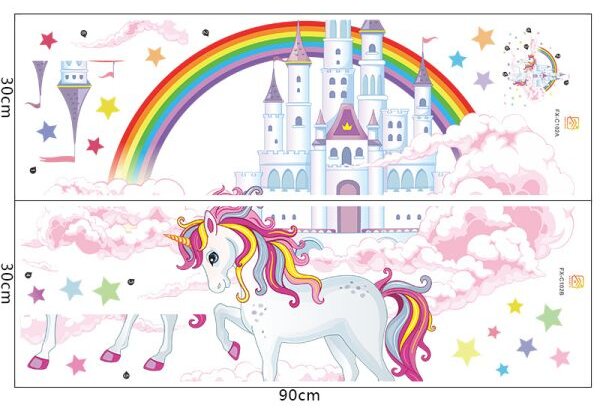 Zidna naljepnica Unicorn