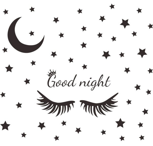 Zidna naljepnica Good night