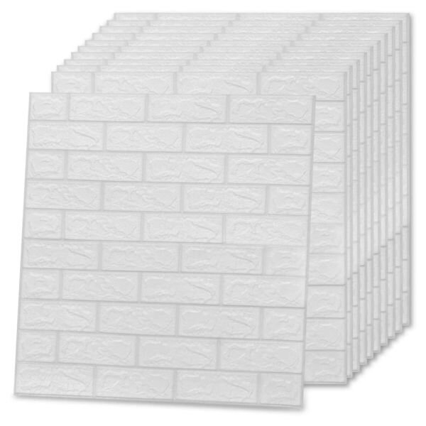 (10 komada) 3D zidne tapete s uzorkom cigli samoljepljive