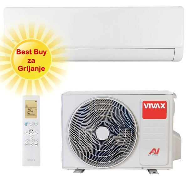Vivax klima uređaj 3,52kW ACP-12CH35AEXI PRO - R PRO design, za prostor do 35m2, A++ energetska klasa