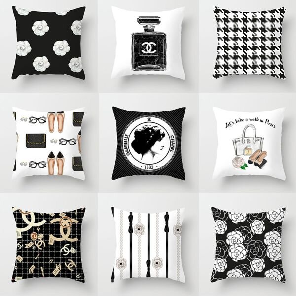 Kreativne jastučnice - Black and White
