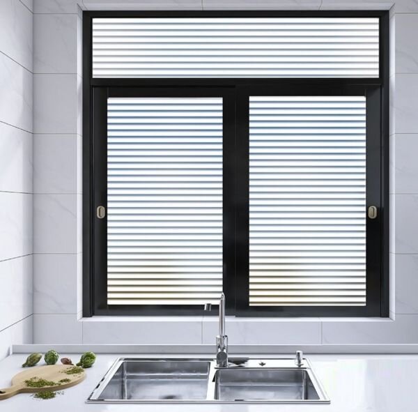 Prozirna Samoljepljiva Folija za Staklo - Stripes