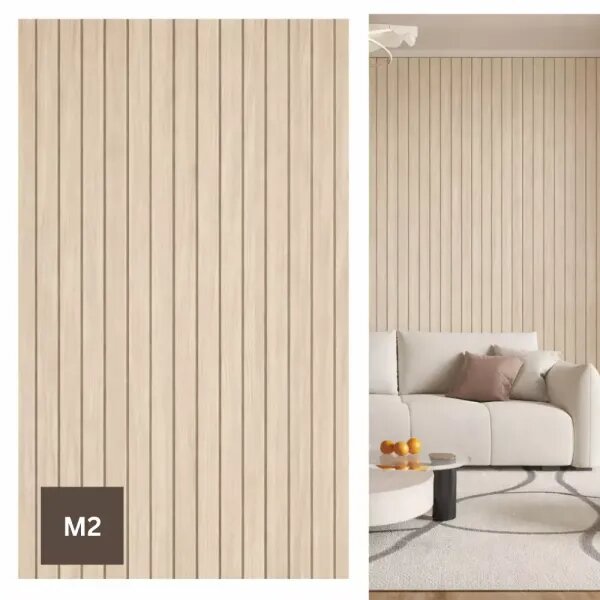 Samoljepljiva 3D zidna tapeta - imitacija drvenih letvica