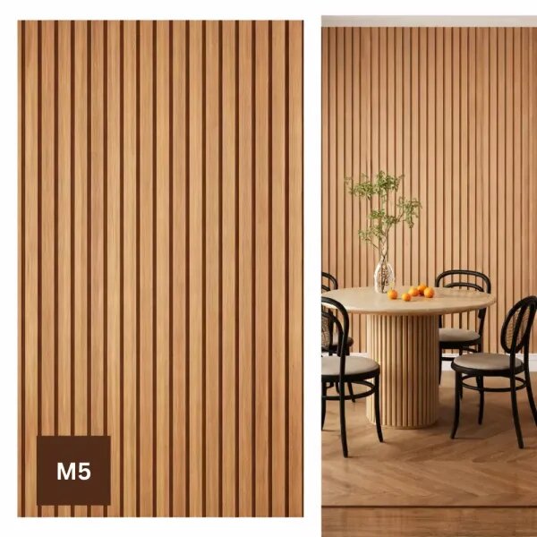 Samoljepljiva 3D zidna tapeta - imitacija drvenih letvica