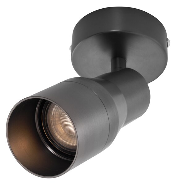 Moderno stropno svjetlo s reflektorom, tamnosivo, GU10, Ø50 mm - Stanley