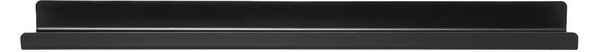 Crna metalna polica za kupaonu Blomus, dužina 71 cm
