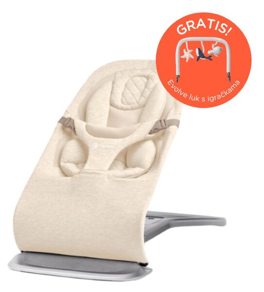 Ergobaby Evolve 3u1 ležaljka, Cream