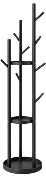 Stalak za odjeću TREES 170 cm, crni