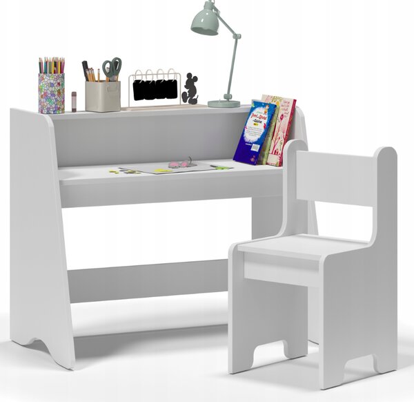 NIKO Montessori dječji set stola i stolica – bijeli
