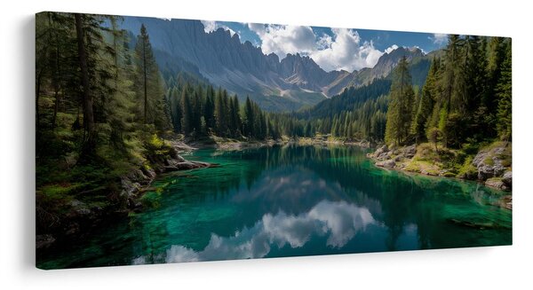 Slika odraz planina u jezeru