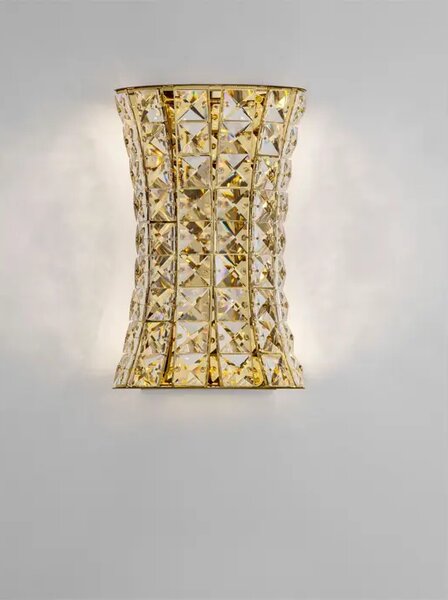 CELYSIA KRISTALNA ZIDNA LED SVJETILJKA ZLATNA 12W IP20 3500K NL9019768